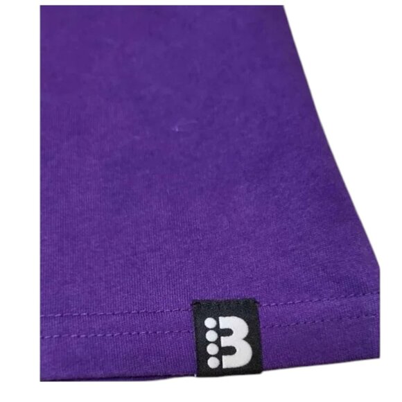 NWT "Bench Women's Purple Graphic Tee with Cityscape Design" Size S #9 - Picture 4 of 7